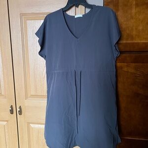 Blue Relaxed Tunic Top